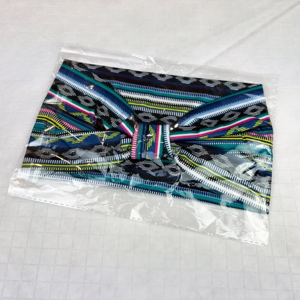 Bohemian Headband - Wide Print Headband – Fashionable Knot Tie Style